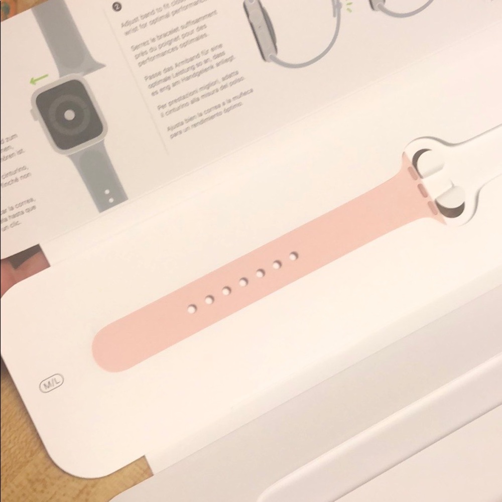 Apple Watch - Extra adjuster band M/L Pink Sand